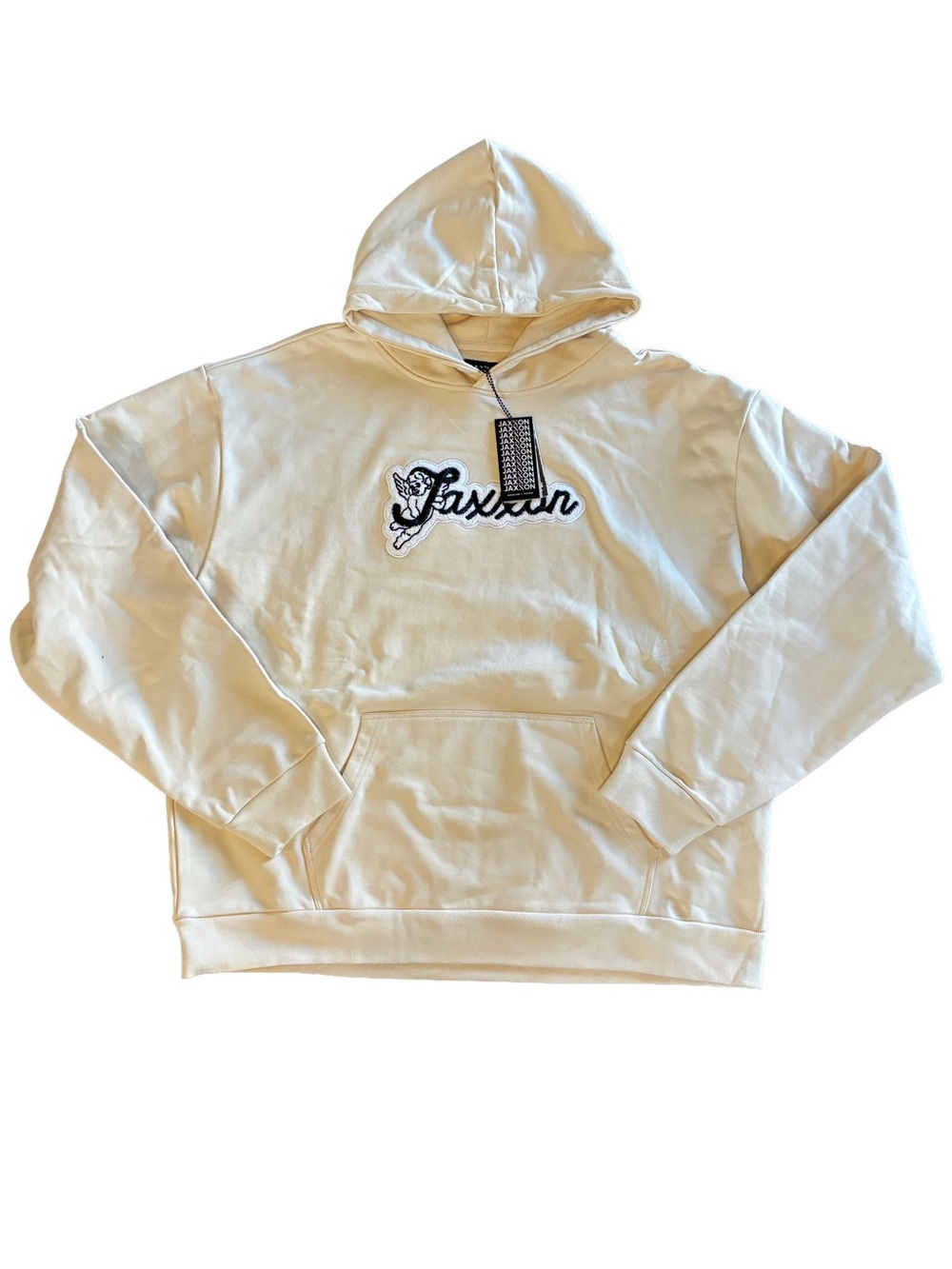 JAXXON Cream Cherub Chenille Heavyweight Hoodie XL